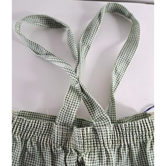 VTG Little Boy Toddler Shorts Overalls NWT NEW Danny Dare Checked Large 50s - Picture 6 of 6